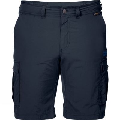 Pantalones Cortos Jack Wolfskin Canyon Cargo Hombre Azul Marino - Chile VUW490351